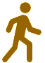 歩くアイコン